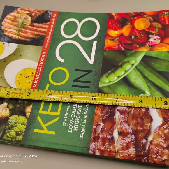 Keto in 28 The Ultimate Low Carb High Fat Wt Loss Solution paperback dated 2015 - Picture 15 of 16